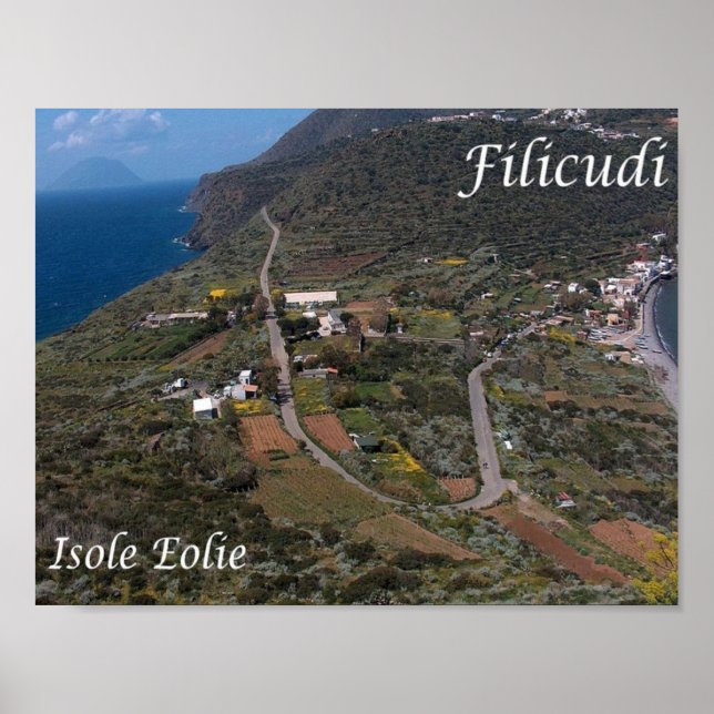 Italy - Aeolian Islands - Filicudi - Poster (Front)