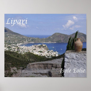 Italy - Aeolian Islands - Lipari - Poster