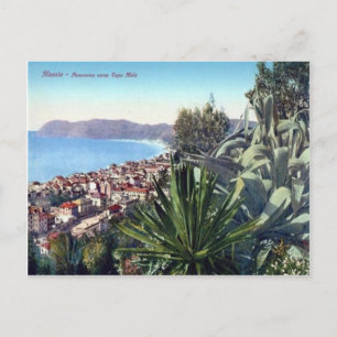 Italy, Alassio, Cactus on the hillside Postcard