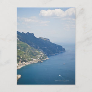Italy, Amalfi Coast, High angle view on town at Postcard