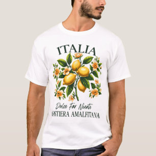  Italy Amalfi Coast Lemon Souvenier Italia  T-Shirt