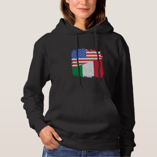 Italy America USA Italian Pride Italian Flag Itali Hoodie