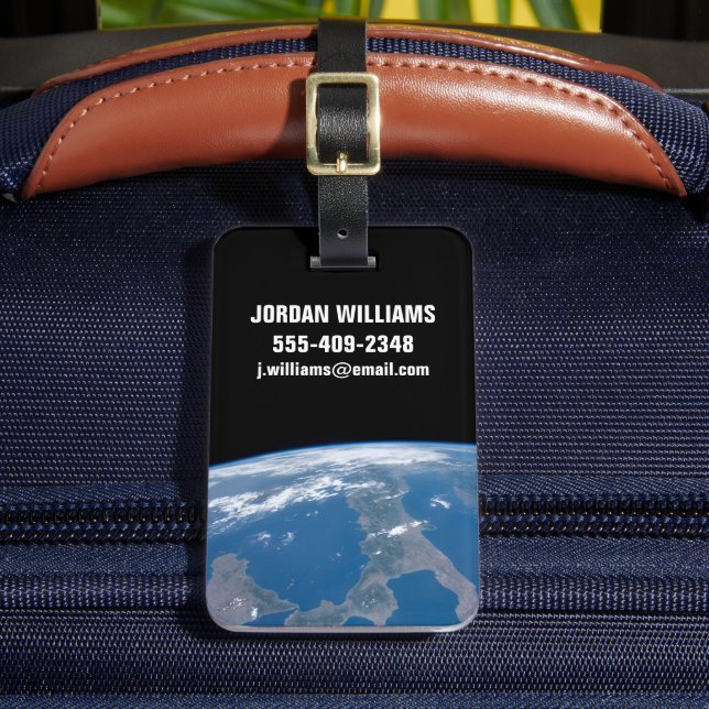 Italy And Its Island Sicily. Luggage Tag (Front Insitu 2)