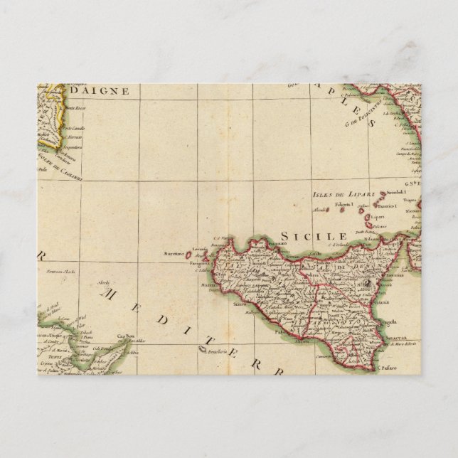 Italy and Slovenia Postcard (Front)