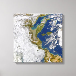 Italy And The Adriatic Sea. Canvas Print