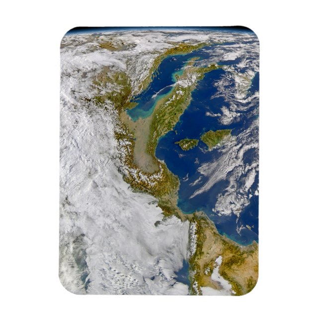 Italy And The Adriatic Sea. Magnet (Vertical)