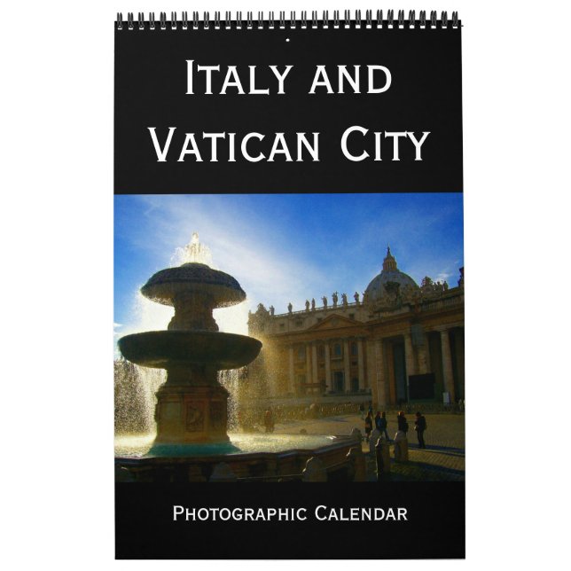 italy and vatican calendar (Cover)