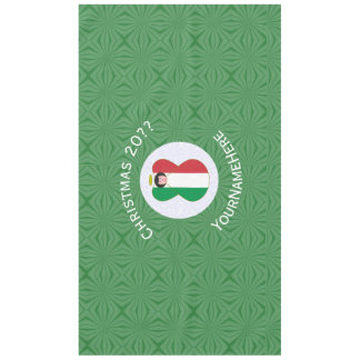 Italy Angel Christmas Flag Personalise Horizontal Tablecloth