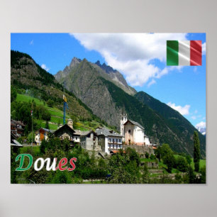 Italy - Aosta Valley - Doues - Poster