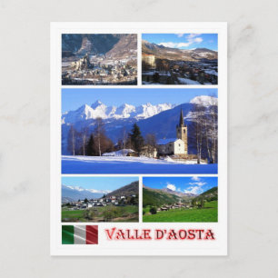 Italy - Aosta Valley - Mosaic - Postcard