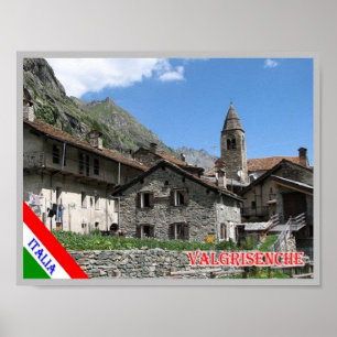 Italy - Aosta Valley - Valgrisenche - Poster