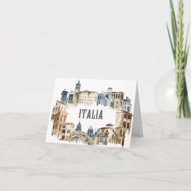 Italy Architecture Card (Front)