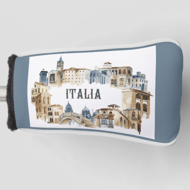 Italy Architecture Golf Head Cover (Front)