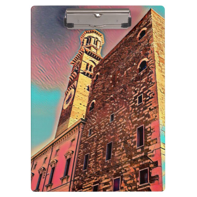 Italy architecture painting clipboard (Front)