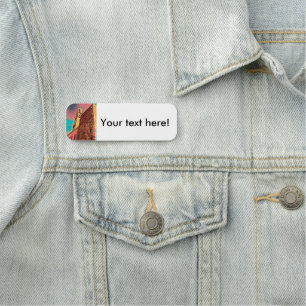 Italy architecture painting name tag