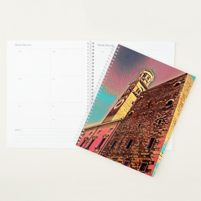 Italy architecture painting planner (Display)