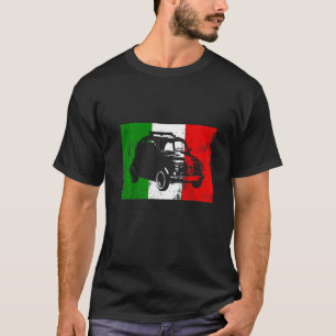 Italy Auto 500 Small Car Kult Italia Car Manufactu T-Shirt