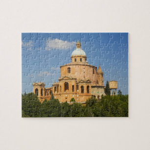 Italy, Bologna, Sunny Day with Portico di San Jigsaw Puzzle