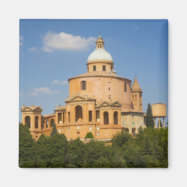 Italy, Bologna, Sunny Day with Portico di San Magnet (Front)