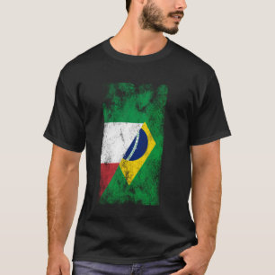 Italy Brazil Flags - Italian Brazilian T-Shirt