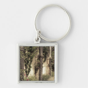Italy, Brescia Province, Gardone Riviera. Garden Key Ring