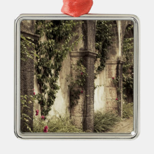 Italy, Brescia Province, Gardone Riviera. Garden Metal Ornament