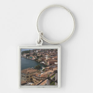 Italy, Brescia Province, Limone sul Garda. Town Key Ring