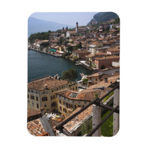 Italy, Brescia Province, Limone sul Garda. Town Magnet