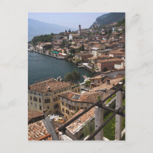 Italy, Brescia Province, Limone sul Garda. Town Postcard