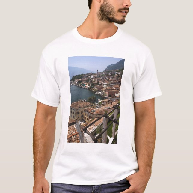 Italy, Brescia Province, Limone sul Garda. Town T-Shirt (Front)
