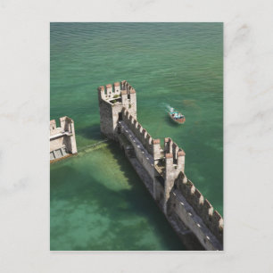 Italy, Brescia Province, Sirmione. Castello 3 Postcard