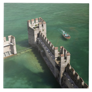 Italy, Brescia Province, Sirmione. Castello 3 Tile