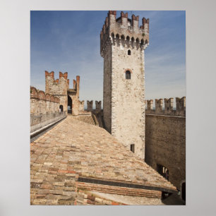 Italy, Brescia Province, Sirmione. Castello 4 Poster