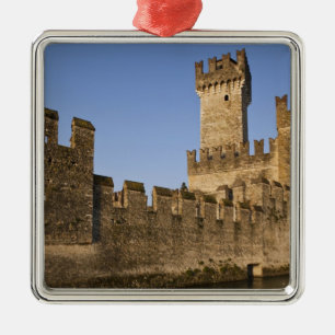 Italy, Brescia Province, Sirmione. Castello Metal Tree Decoration