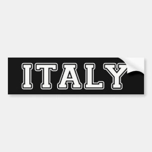 Italy Bumper Sticker