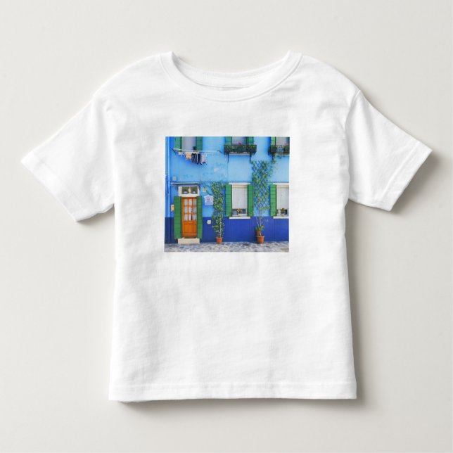 Italy, Burano. A colourful house in Burano near Toddler T-Shirt (Front)