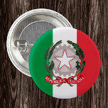 Italy button, patriotic Italian Flag, Emblem 3 Cm Round Badge<br><div class="desc">Buttons: Italy,  Emblem & Italian Flag - love my country,  travel,  holiday,  national patriots / sports fans</div>