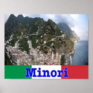 Italy - Campania -Amalfi Coast - Minori - Poster