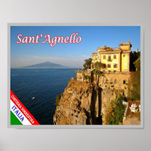 Italy - Campania - Amalfi Coast - Poster