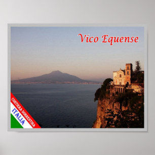 Italy - Campania - Amalfi Coast - Poster
