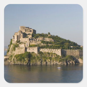 ITALY, Campania, Bay of Naples), ISCHIA, 2 Square Sticker