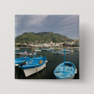 ITALY, Campania, (Bay of Naples), ISCHIA, FORIO: 2 15 Cm Square Badge