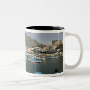 ITALY, Campania, (Bay of Naples), ISCHIA, FORIO: 2 Two-Tone Coffee Mug