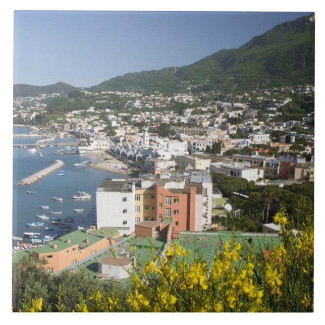 ITALY, Campania, (Bay of Naples), ISCHIA, LACCO Ceramic Tile (Front)