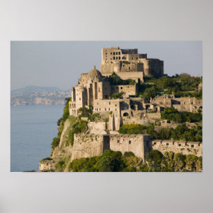 ITALY, Campania, Bay of Naples), ISCHIA, Poster