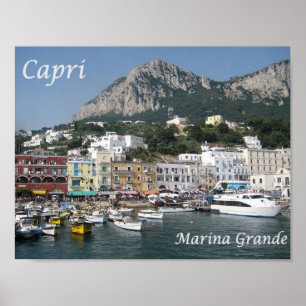 Italy - Campania - Capri - Marina Grande - Poster