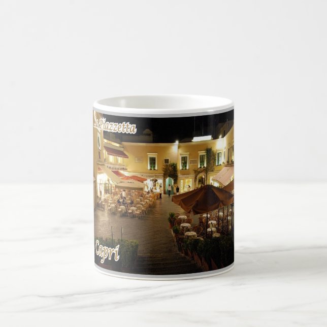 Italy - Campania - Capri - The famous square - Coffee Mug (Center)