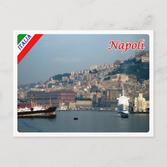 Italy - Campania - Naples - Harbour - Postcard (Front)