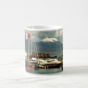 Italy - Campania - Naples - Vesuvius View - Coffee Mug