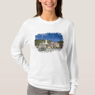 Italy, Cinque Terre, Vernazza, Harbour and Church T-Shirt